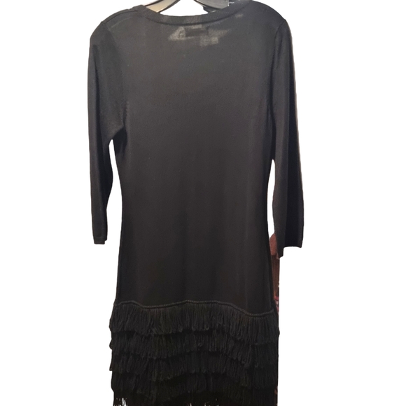 🔥Host Pick🔥 Calvin Klein Sweater Dress with Fringed Bottom - Picture 3 of 9